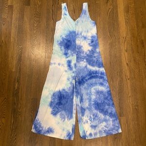 Women’s Blue Tie Dye Romper from 21 Saints